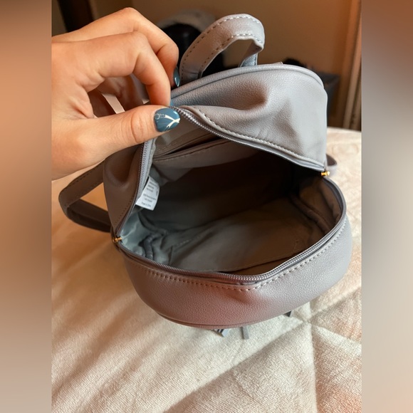 Blue mini backpack - Picture 2 of 5